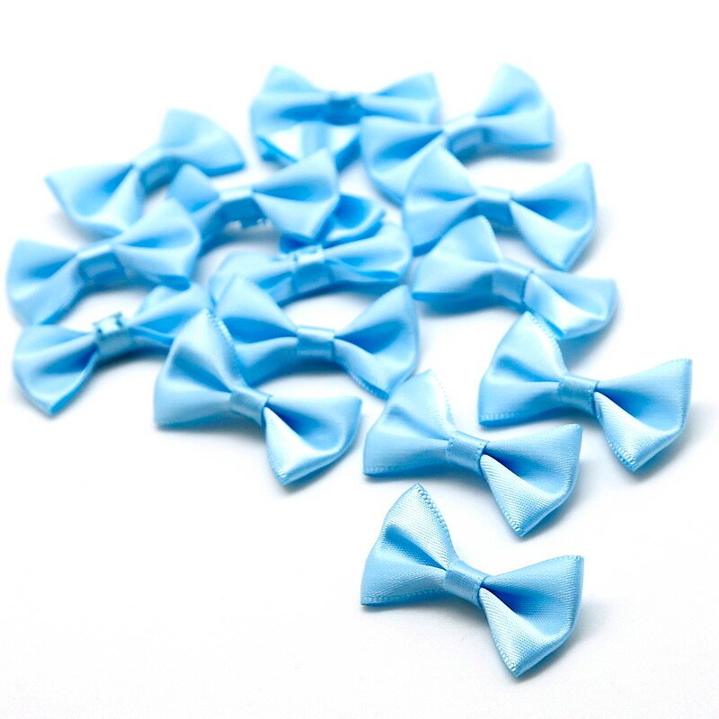 Kokarda Muszka Ozdobna 4X2,5Cm Jasnoniebieska 2Szt