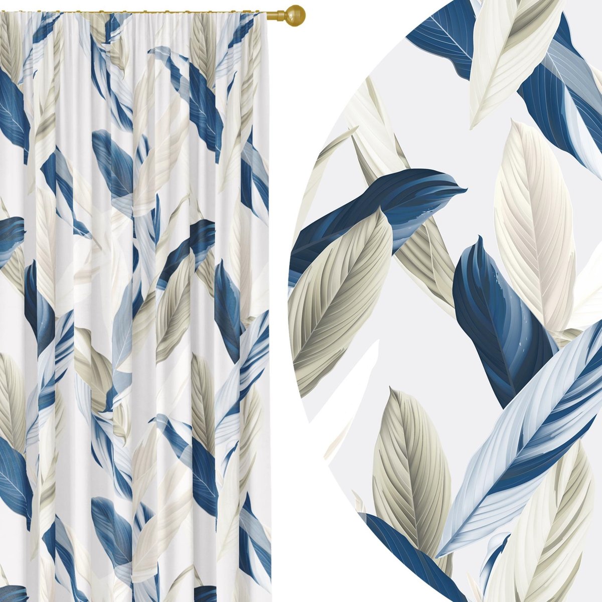 Zasłony Gotowe Na Taśmie Zasłona Na Żabki 140X250