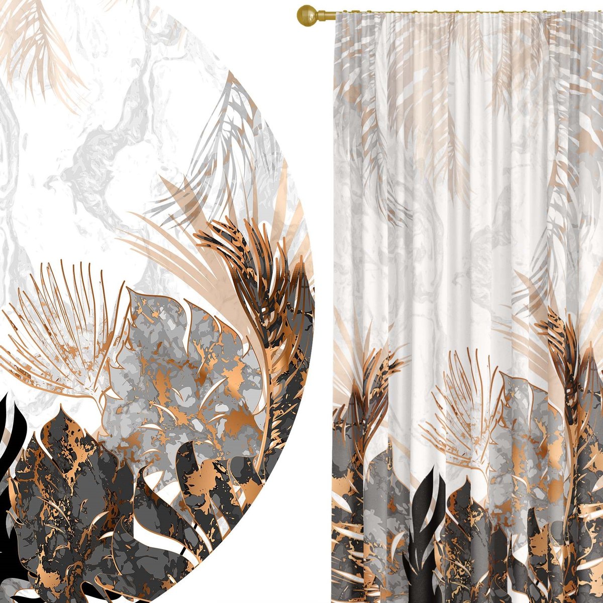 Zasłony Gotowe Na Taśmie Zasłona Na Żabki 140X250