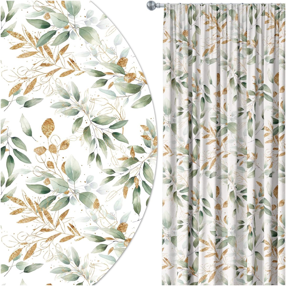 Zasłony Gotowe Na Taśmie Zasłona Na Żabki 140X250