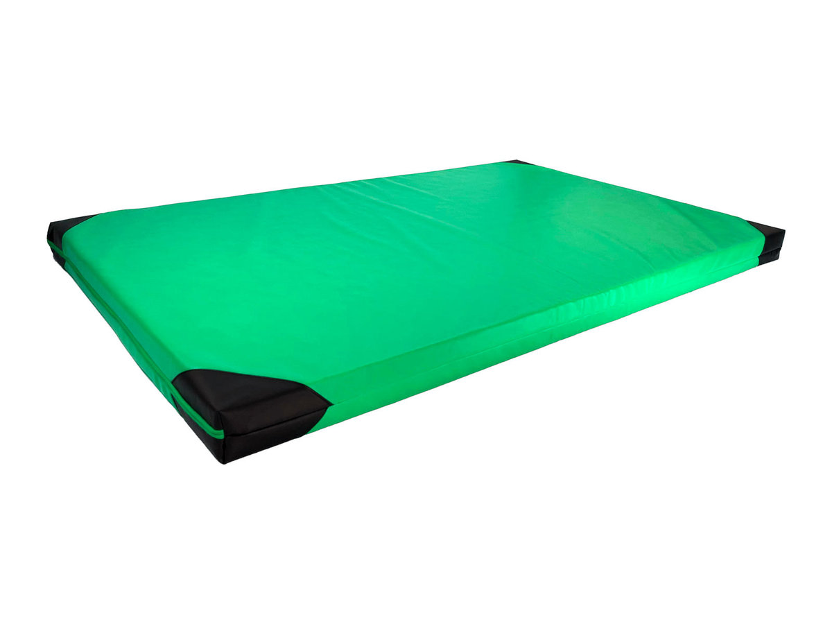 Materac gimnastyczny UNDERFIT 200 x 120 x 5 cm twardy zielony