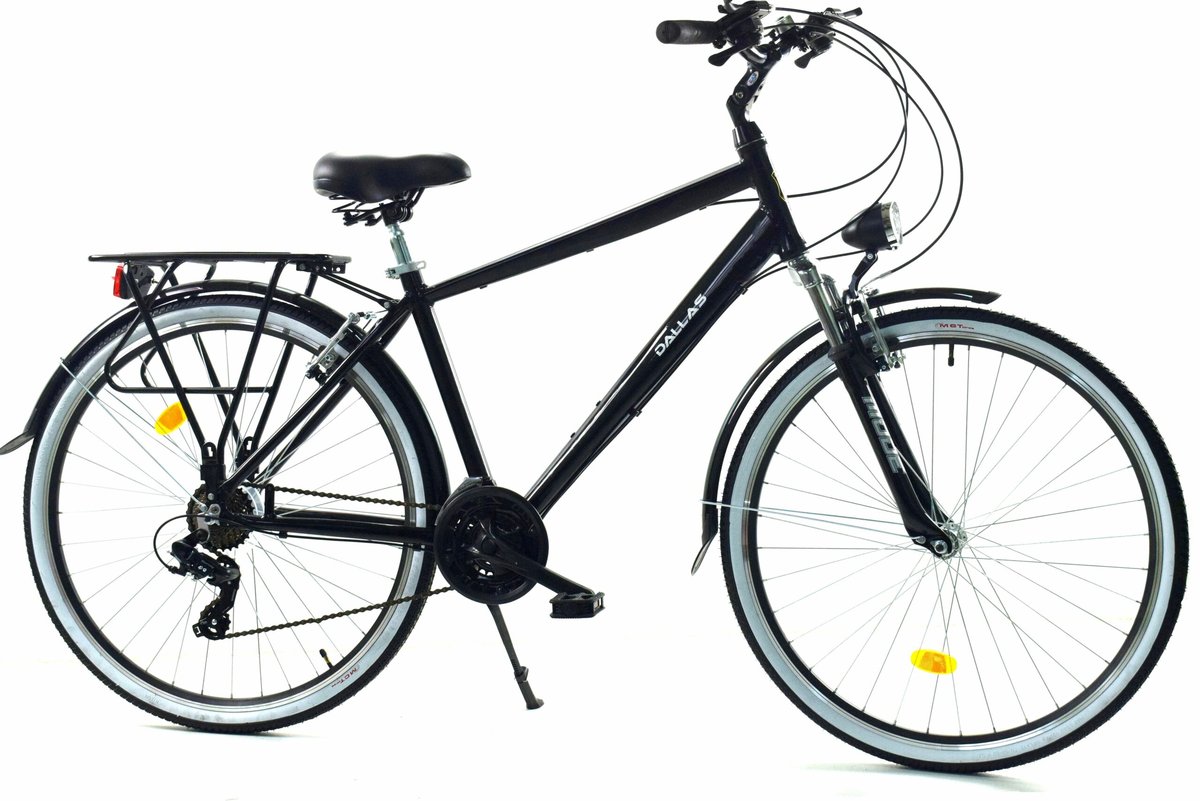 Dallas Bike City Trekking Alu 21spd 28 cali Męski Czarny