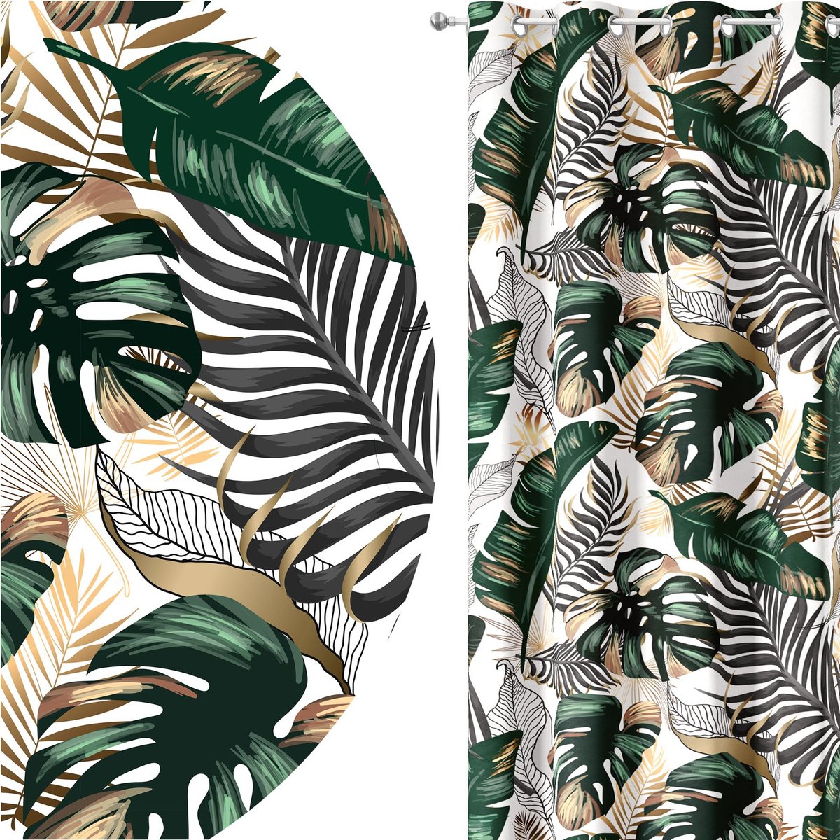 Zasłony Gotowe Na Przelotkach 140X250 Przelotki