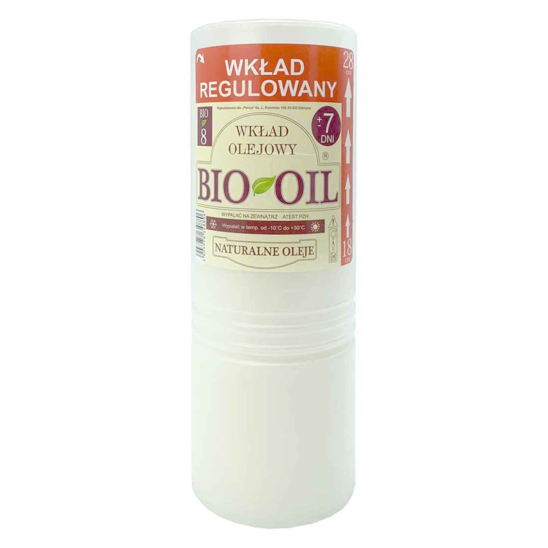 Wkład Do Zniczy Olejowy Płomyk Bio-Oil 8 168H 7 Dni 1 Sztuka