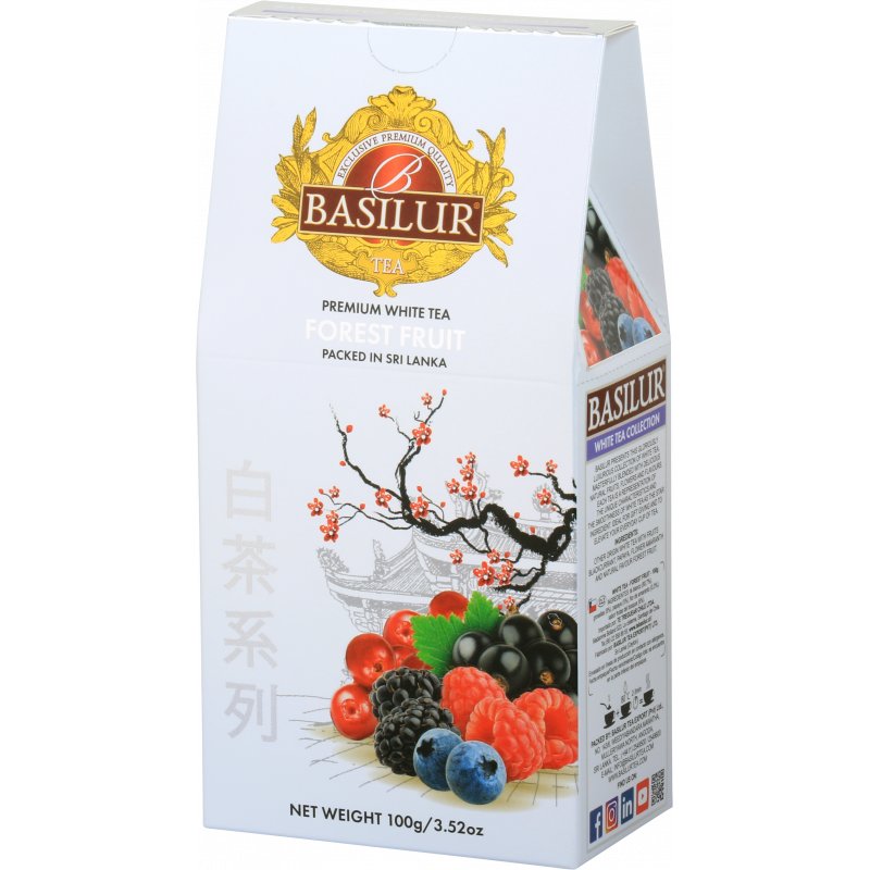 WHITE TEA - FOREST FRUIT stożek - 100 g