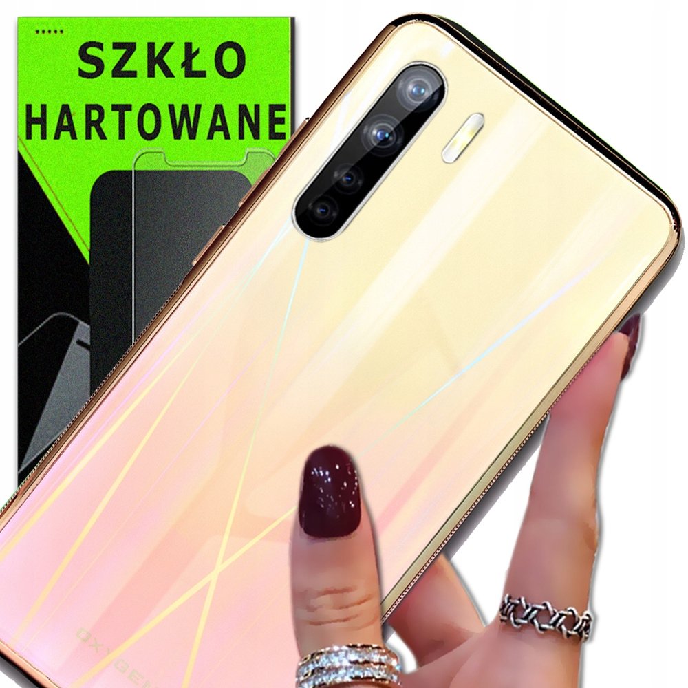 Etui marki OXYGEN GLASO do OPPO A91 + szkło 9H