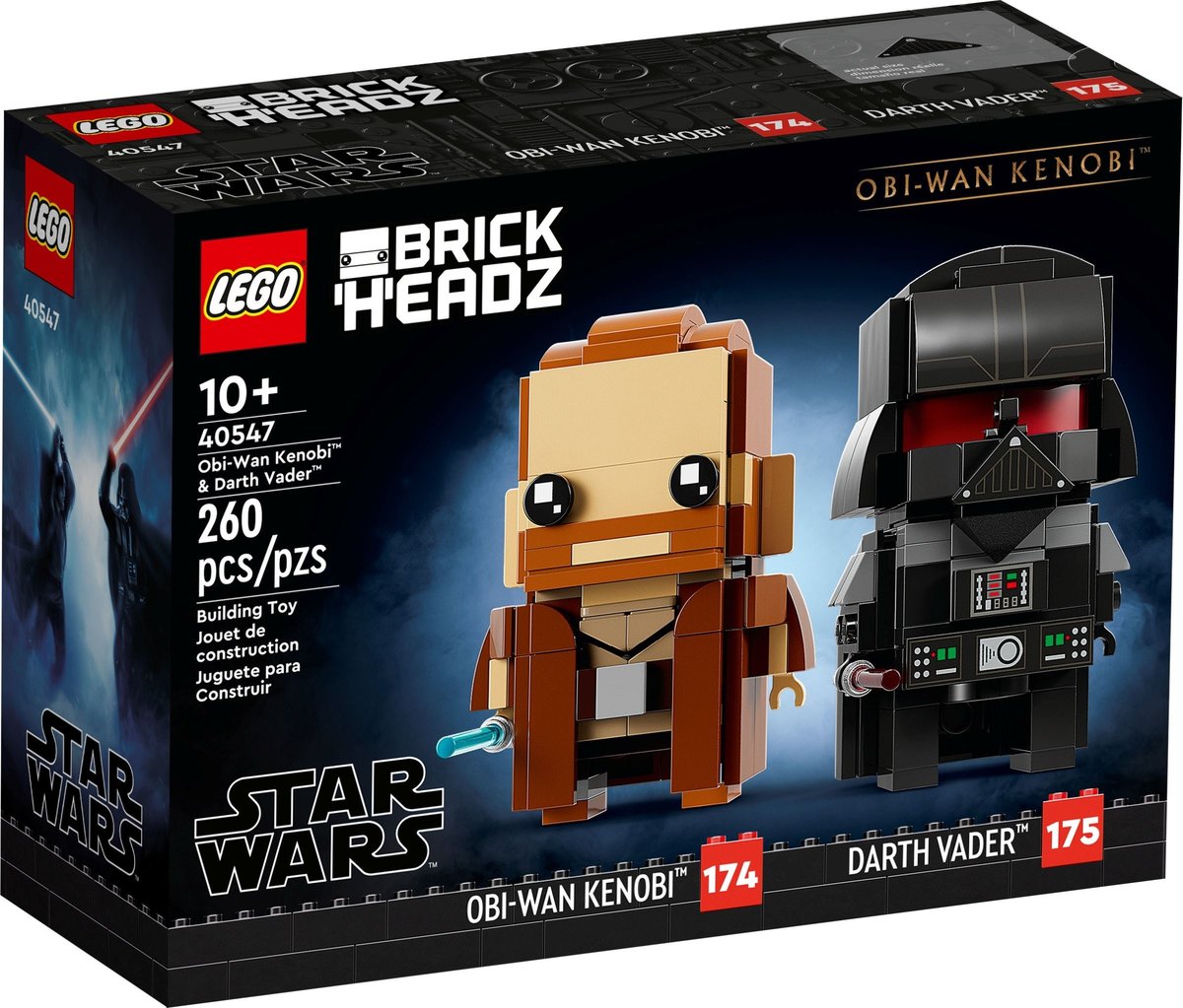 LEGO Brickheadz Obi-Wan Kenobi i Darth Vader 40547