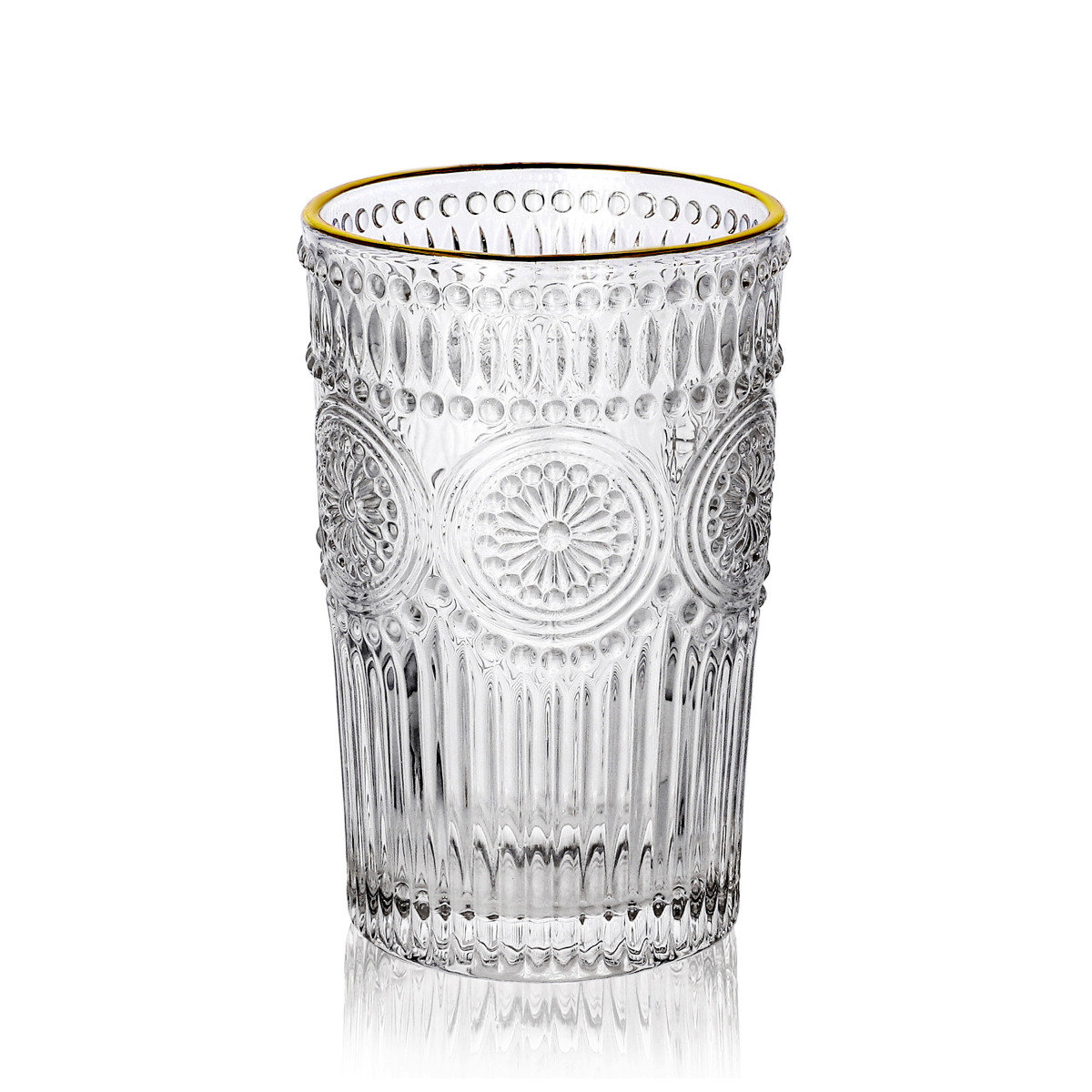 Szklanka Wysoka Zdobiona Barrel 350Ml Homla