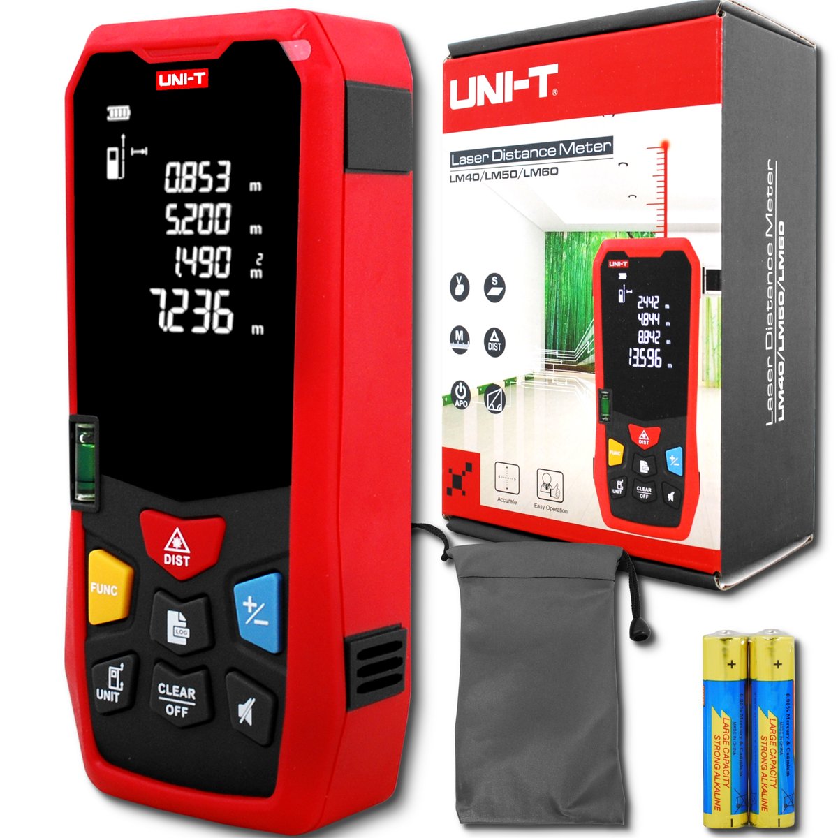 Miernik dystansu (dalmierz) UNI-T LM40 / UT390B+.