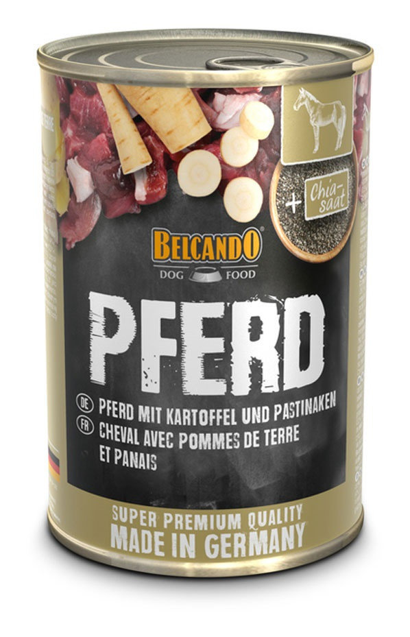 Belcando Super Premium Mokra Karma Dla Psów Konina Z Ziemniakami I Pasternakiem 400G