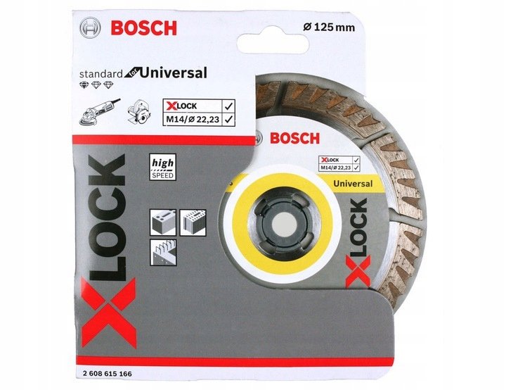 Bosch X-LOCK tarcza diamentowa do betonu 125mm 2608615166