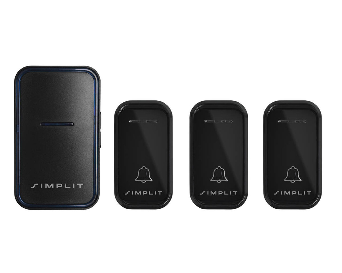 Dzwonek Bezprzewodowy A6 3X Nadajnik 1X Odbiornik