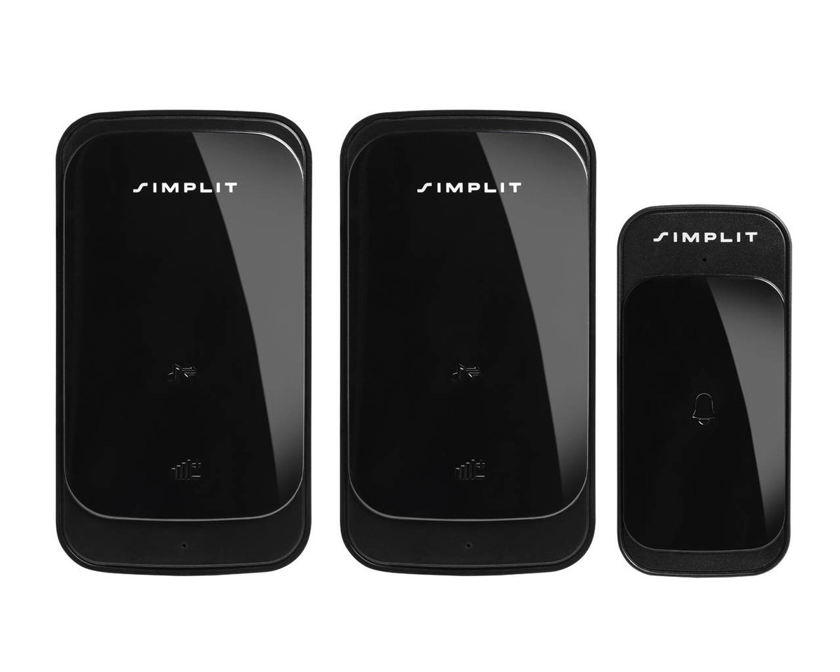 Dzwonek Bezprzewodowy Dotykowy C3 2X Odbiornik 1X Nadajnik