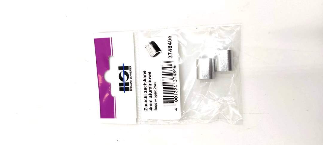 Zaciski Aluminiowe Zaciskane 4Mm