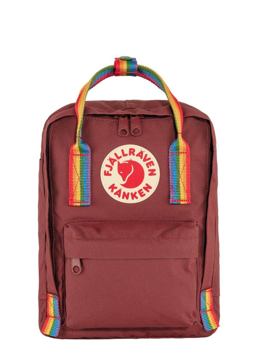 Fjällräven Kanken City Plecak 28 cm ox red-rainbow pattern