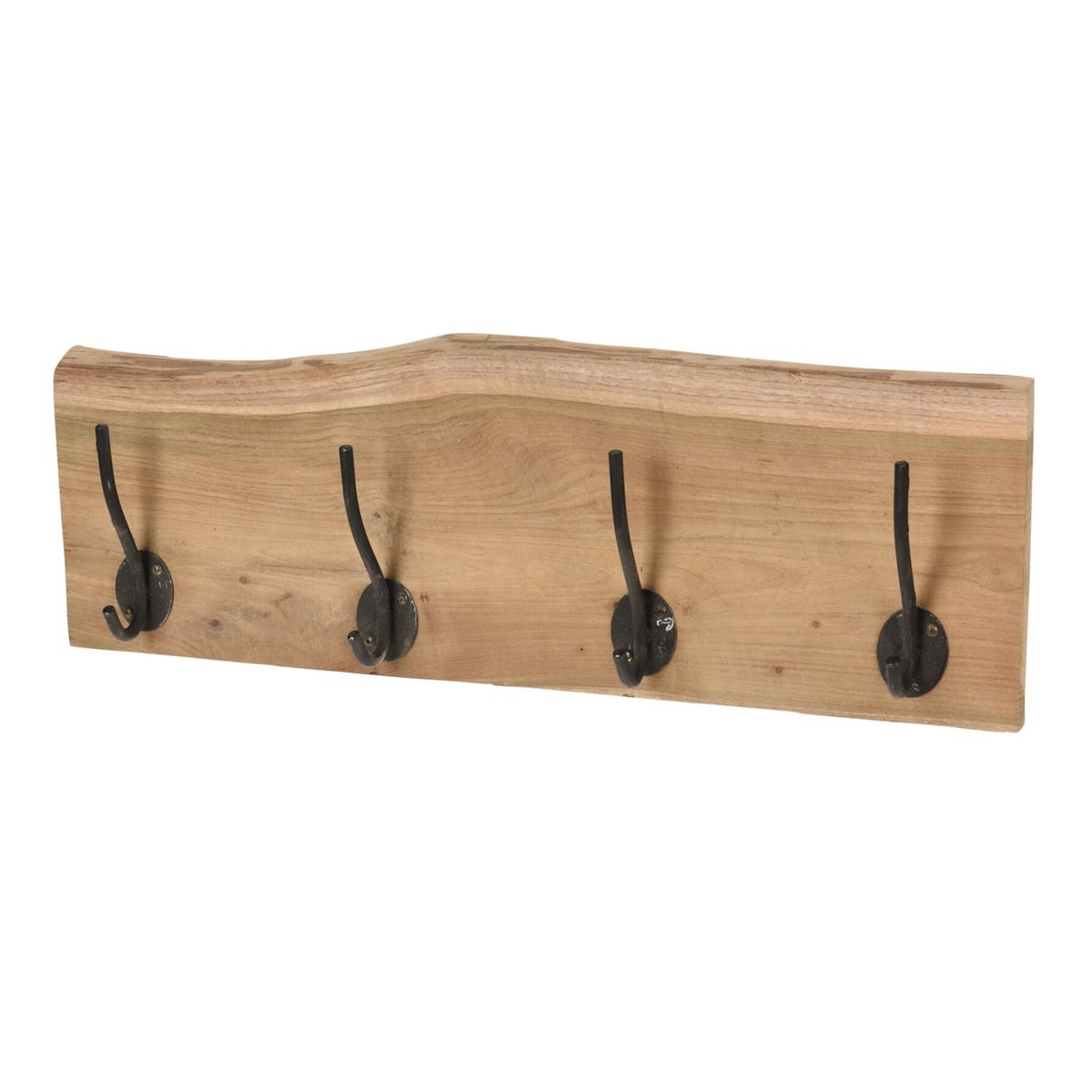 Wieszak Ścienny Na Ubrania Drewniany Industrialny