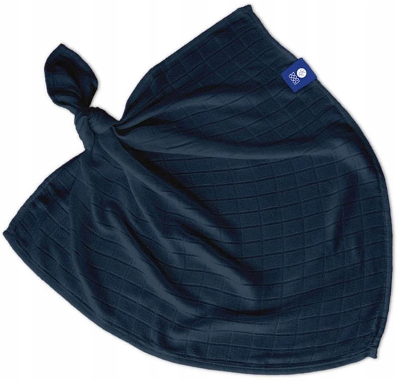 Texpol Pieluszka Bambusowa Otulacz Muślinowy Classic Głęboki Granat 65X65 Cm 7230