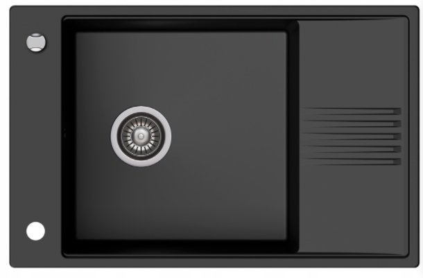 Kernau Zlewozmywak granitowy KGS D 6078 Deep Black