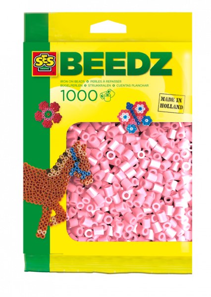 Ses Ironing beads-mother of Pearl Pink 1000pcs. 00748