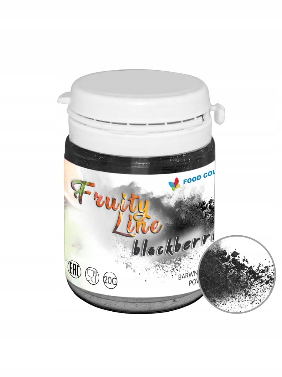 Barwnik W Proszku Naturalny Blackberry Czarny 15G