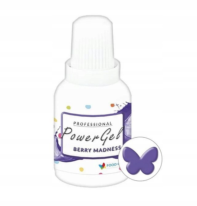 Barwnik Spożywczy Żel Berry Madness Jagodowy 20G