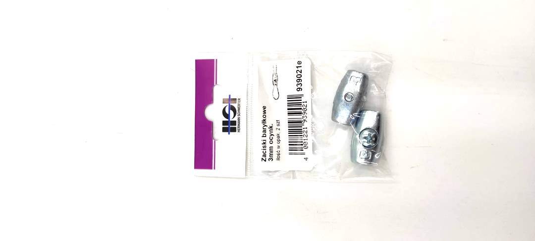 Zaciski Baryłkowe 3Mm Ocynk.