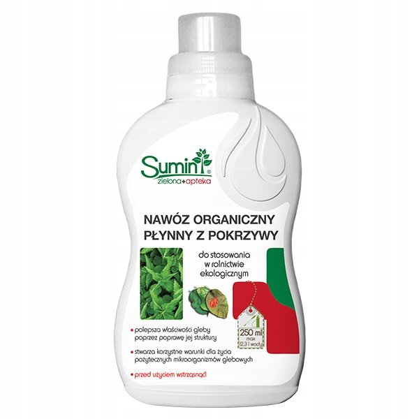 Sumin NAWÓZ ORGANICZNY PŁYNNY Z POKRZYWY 250ML