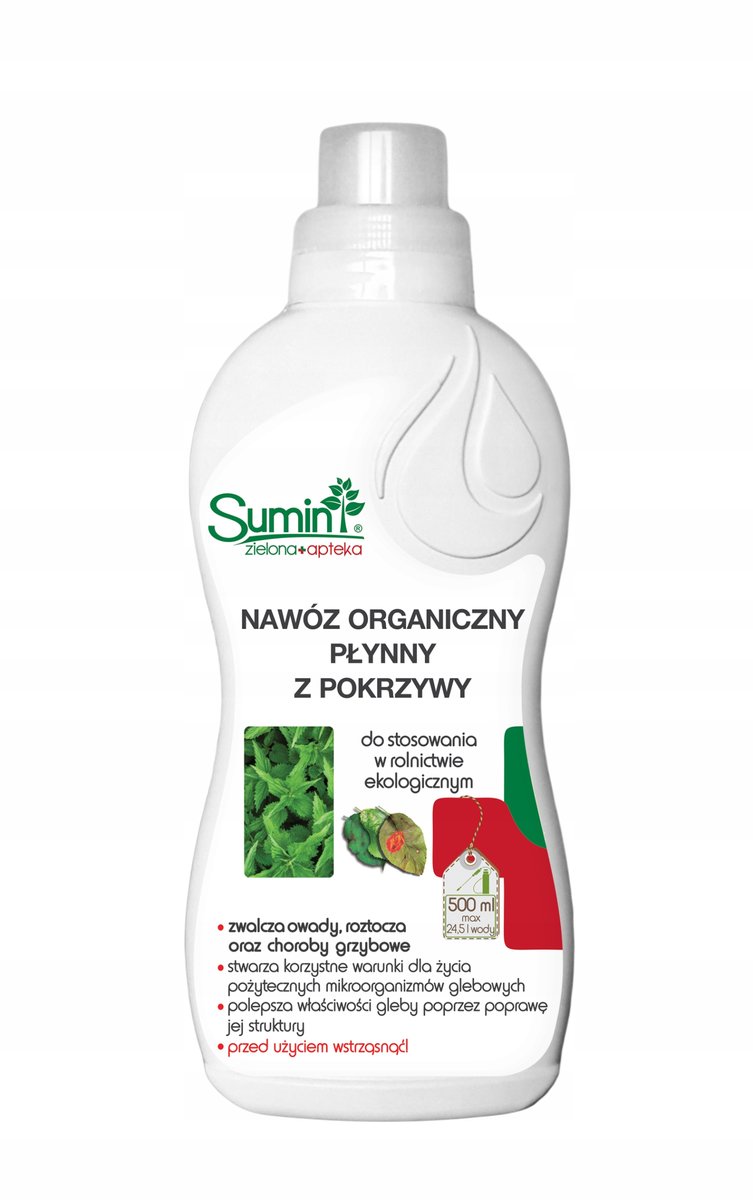 Sumin NAWÓZ ORGANICZNY PŁYNNY Z POKRZYWY 500ML