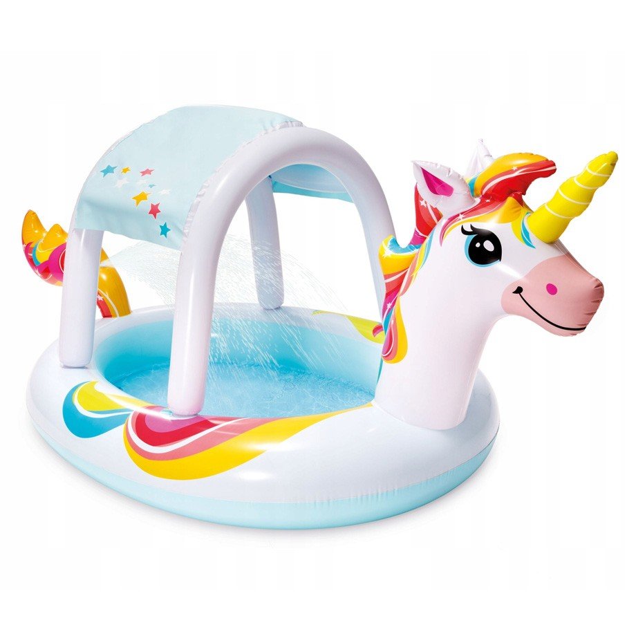 Intex Basen Brodzik z daszkiem i fontanną - Unicorn 58435