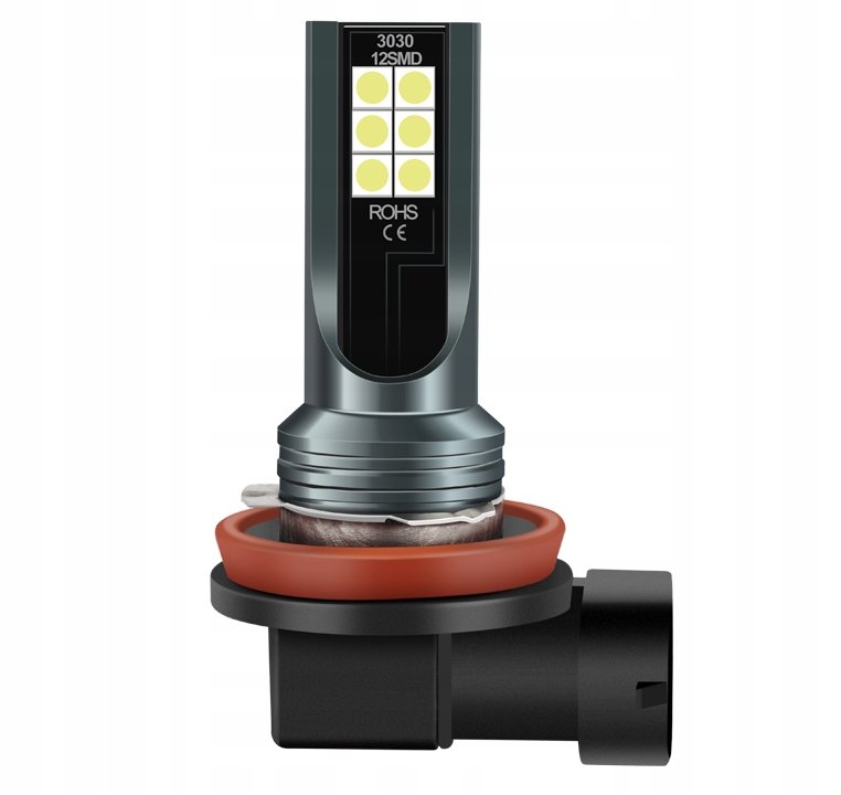 Żarówka Led H11 35W 3000Lm 12V Drl Dzienne 12 Smd