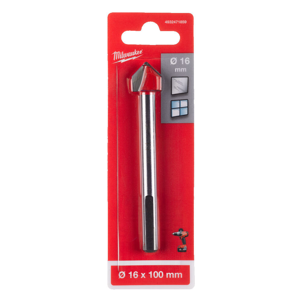 Wiertło do szkła ceramiki 16x100 - 1 sz MILWAUKEE