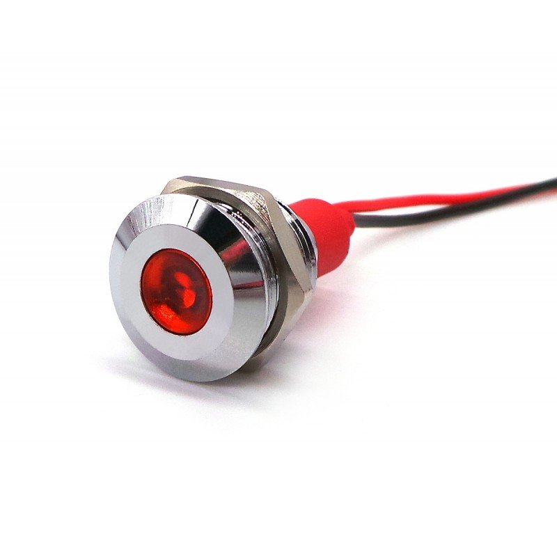 Lampka Kontrolna Deski Rozdzielczej Led Kolory 14Mm
