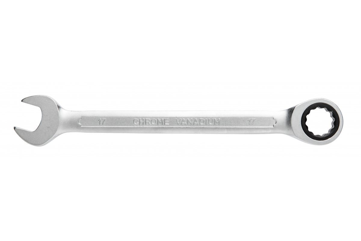 GTV Klucz płasko-oczkowy 17mm zgrzechotką 72 zęby HT1R017