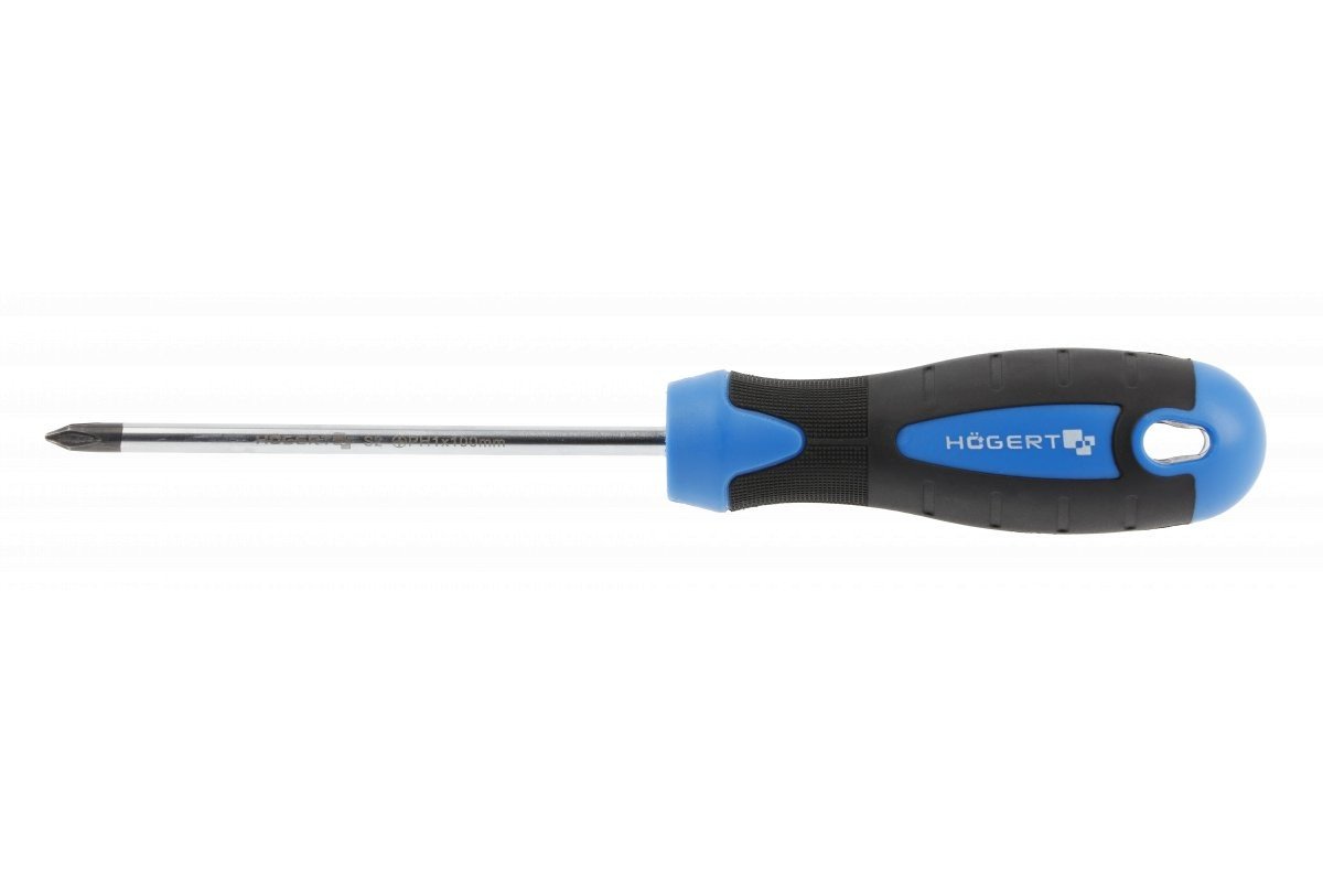 hogert technik Wkrętak krzyżowy PH1 100 mm stal S2 HT1S024 HT1S024