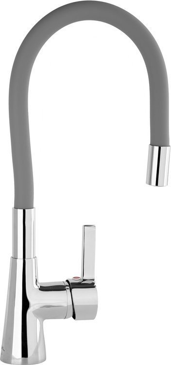 Bateria Zlewozmywakowa Flexible Szara