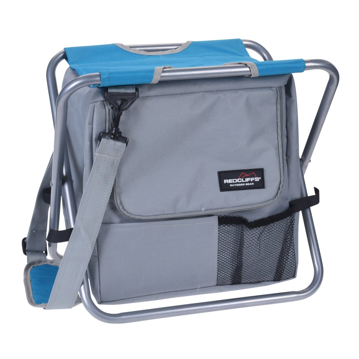 Outdoor Redcliffs Krzesło składane z torbą chłodzącą, niebieski