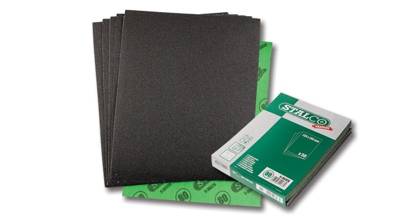Płótno Ścierne Gr 80 Arkusz Stalco (Paczka 50 Szt)