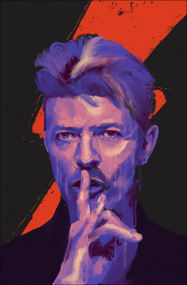Bowie - plakat premium 70x100 cm
