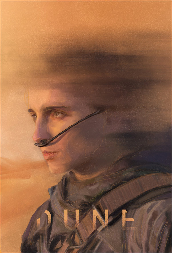 Diuna 2021 Dune - plakat premium 50x70 cm