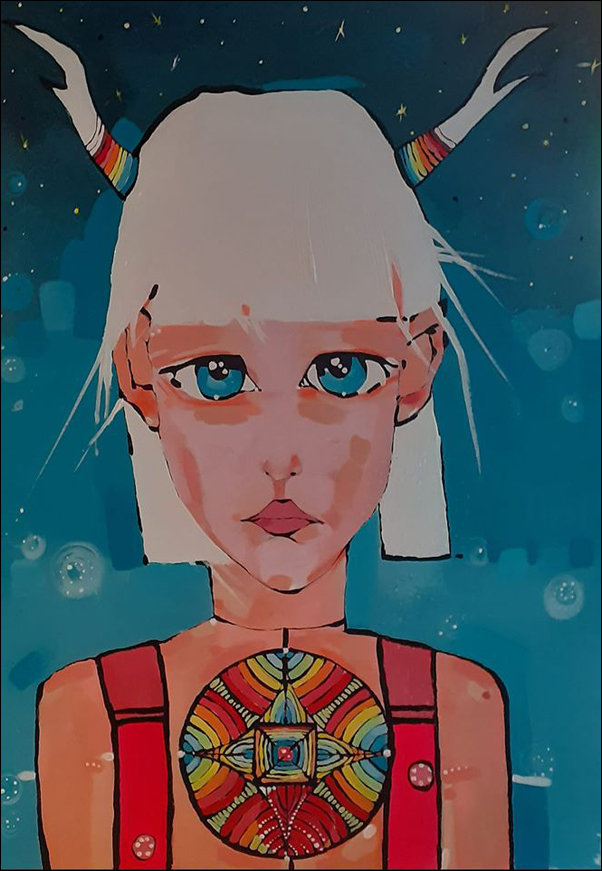 Dziecko ksieżyca - plakat premium 50x70 cm