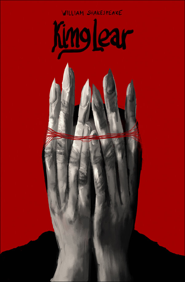 Krol Lear - plakat premium 50x70 cm