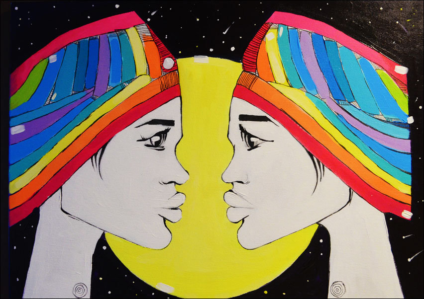 Odbicie - plakat premium 40x30 cm