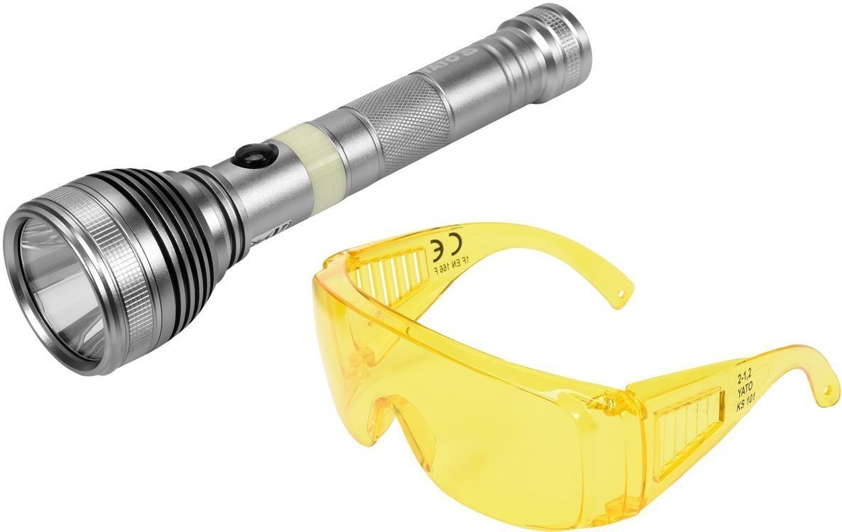 Latarka Uv Do Klimatyzacji Bursztynu 3W + Okulary