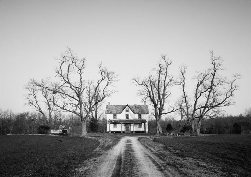 Abandoned home in rural Maryland., Carol Highsmith - plakat 50x40 cm