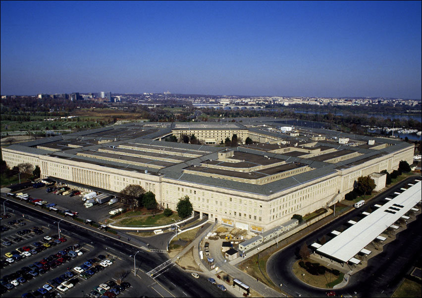 Aerial view of the Pentagon, Carol Highsmith - plakat 50x40 cm