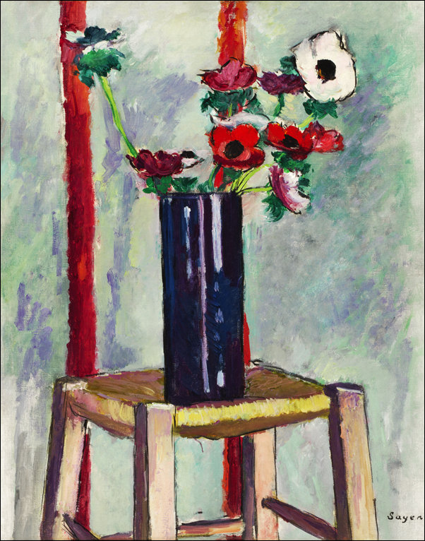 Anemones, Henry Lyman Sayen - plakat 30x40 cm