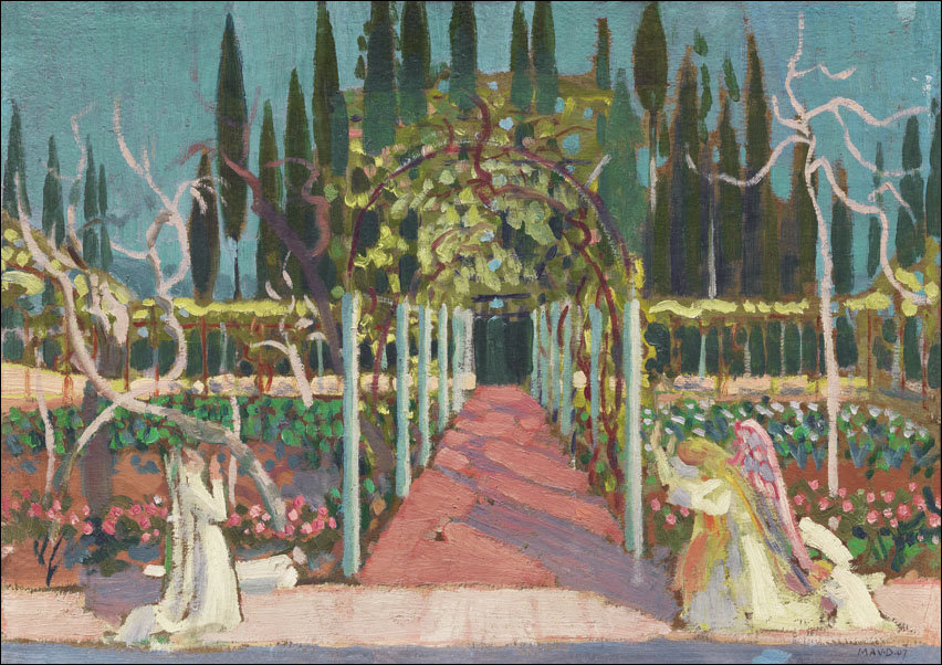 Annunciation, Maurice Denis - plakat 70x50 cm