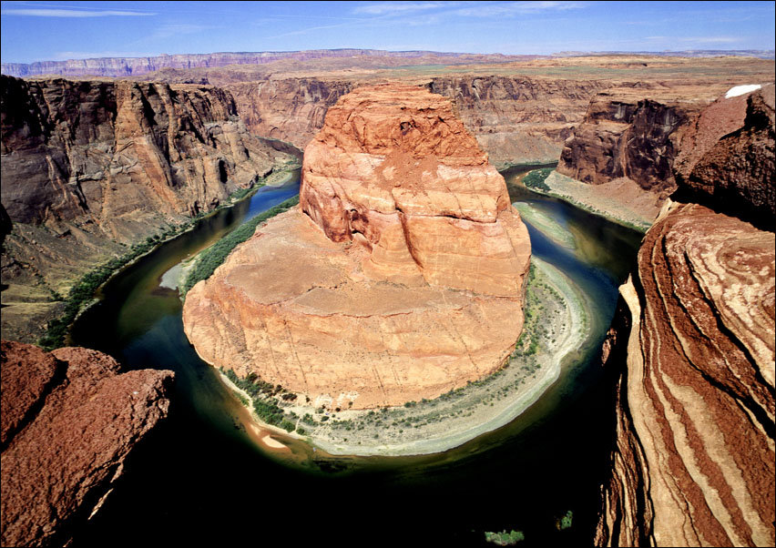 At Horseshoe Bend on the Colorado River in Arizona., Carol Highsmith - plakat 60x40 cm