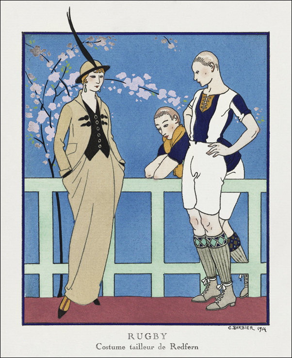 Autours Simples, George Barbier - plakat 40x50 cm
