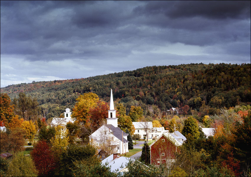 Autumn in New England’s Barnet, Vermont., Carol Highsmith - plakat 100x70 cm